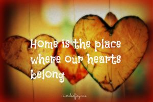 home is where our hearts belong pin