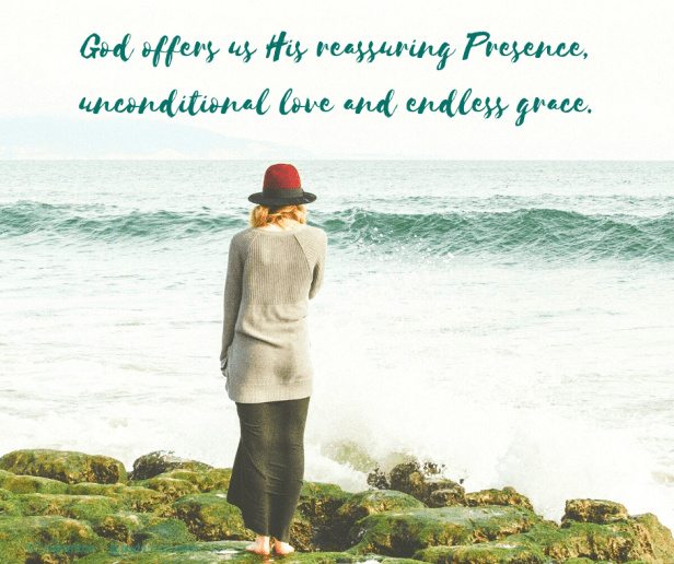 anxiety - God offers us His reassuring Presence quote (C) joylenton @joylenton.com