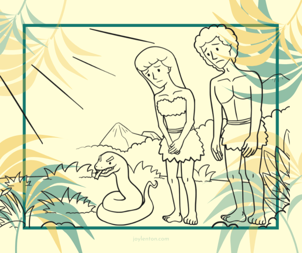 poem - Adam and Eve banished from Eden @joylenton.com