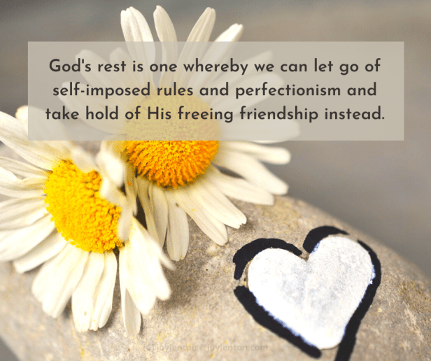 lake - God's rest and freeing friendship quote (C) joylenton @joyleton.com