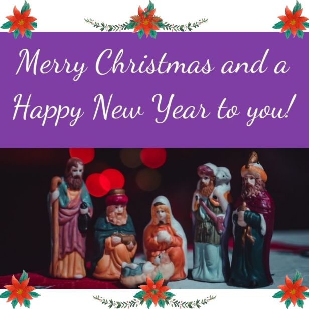 stillness - Words of Joy Christmas greeting card - nativity (C) joylenton @joylenton.com